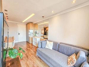 Η κουζίνα ή μικρή κουζίνα στο Residencial Green Center - Curitiba