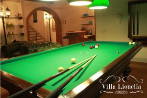 โต๊ะบิลเลียดของ Villa Lionella Country Resort