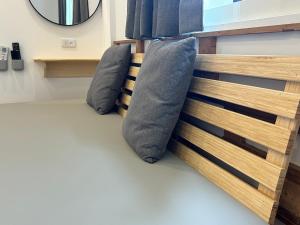 מיטה או מיטות בחדר ב-Summerflow Hostel
