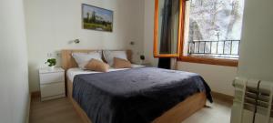 Postel nebo postele na pokoji v ubytování Superb flat in the centre of capital, ski, Caldea