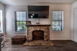 TV/trung tâm giải trí tại Blue Wave Cottage