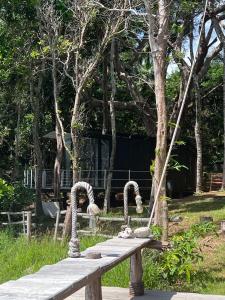 Zahrada ubytování Padel Lodge Koh Chang