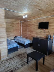 Postel nebo postele na pokoji v ubytování Sunrise