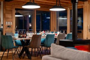 Restaurace v ubytování Chalet Le Refuge