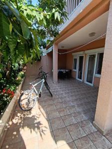 Balkón nebo terasa v ubytování Apartments Lana