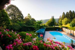 Bazén v ubytování Hôtel-Restaurant Les Bas-Rupts, Singuliers Hôtel nebo v jeho okolí