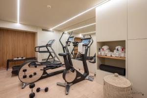 Fitnesscentret og/eller fitnessfaciliteterne på Hôtel La Monnaie Arty & Spa
