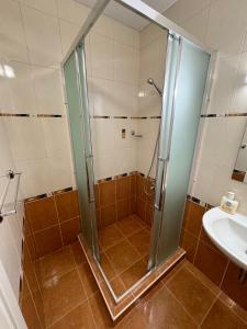 Et badeværelse på Amrita apartments Nessebar