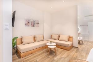 Et opholdsområde på Evdokia Luxurious Living