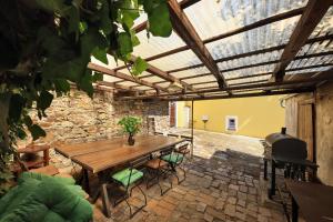 Patio nebo venkovní prostory v ubytování Apartmány Havana