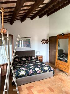 Postel nebo postele na pokoji v ubytování Leoncito del Conero