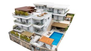 Bazén v ubytování Asteri Apartments und Studios nebo v jeho okolí