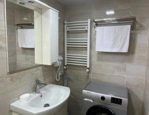 Koupelna v ubytování Bookinist Apartment