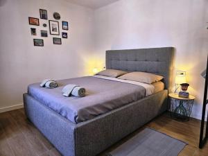 Postel nebo postele na pokoji v ubytování Apartment Gabi