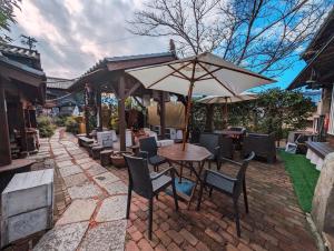 Patio o area all'aperto di 四季の宿 徹星