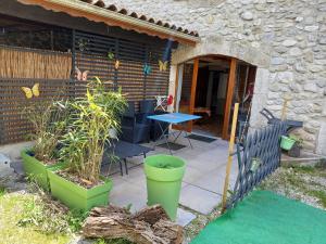 Zahrada ubytování Gîte des papillons du vercors