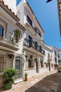 Bygningen som feriehuset ligger i