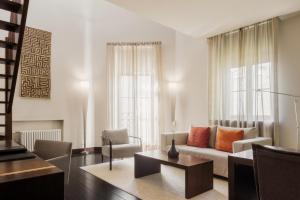 Posezení v ubytování Hotel Bergs Suites