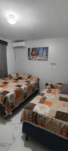 Cama ou camas em um quarto em Eldorado Thermas Park Caldas Novas