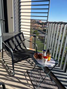 Balkón alebo terasa v ubytovaní Appartement T3 de standing tout équipé