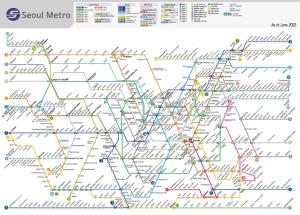 首爾的住宿－사당 그린나래 스테이，地铁系统地图