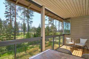 Balkón nebo terasa v ubytování Holiday Club Vierumäki Apartments