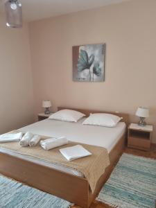 Postel nebo postele na pokoji v ubytování Villa Oliva