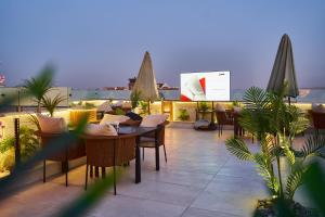 Un balcón o terraza en PANORAMA view pyramids