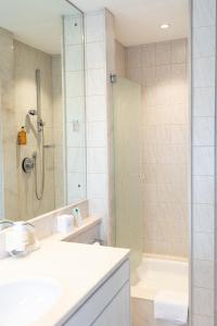 Koupelna v ubytování Hotel Kübler