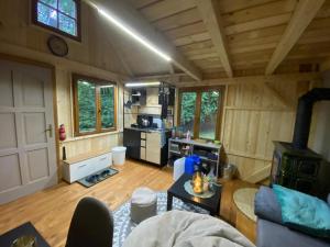 Dapur atau dapur kecil di Tiny Resort Chotěvice 2