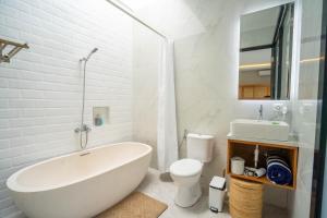 Ένα μπάνιο στο Casa Palm Pecatu