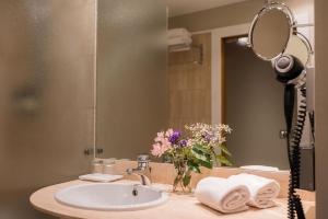 Koupelna v ubytování Hotel Ciudad de Valladolid