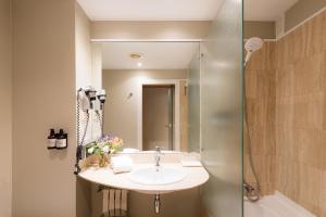 Koupelna v ubytování Hotel Ciudad de Valladolid