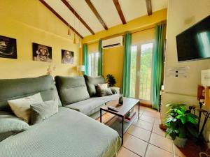 TV a/nebo společenská místnost v ubytování Casa Rural Una Ventana a la Montaña