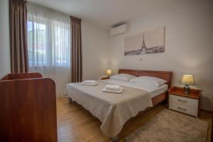 Posteľ alebo postele v izbe v ubytovaní Villa Elin - Private Pool & Peaceful Family Retreat near Omiš