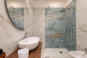 A bathroom at Quattro Perle