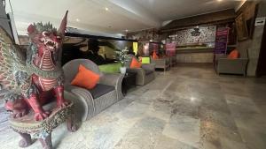 Posezení v ubytování Abian Srama Hotel and Spa