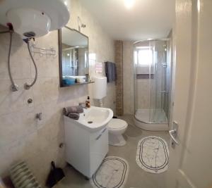 Koupelna v ubytování Apartmani Romansa Perucac + 37 fotografií