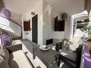 Posezení v ubytování AURA Apartment