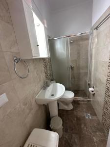 Koupelna v ubytování AURA Apartment