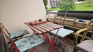 Posezení v ubytování Zweizimmerwohnung - Ferienwohnung im Sankt Englmar
