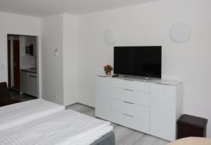 TV a/nebo společenská místnost v ubytování Apartmány - Frymburk My Family