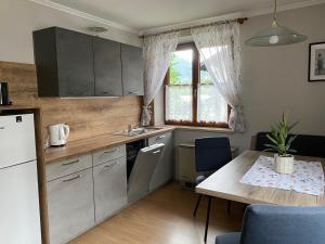 Kuchyň nebo kuchyňský kout v ubytování Ferienwohnung Elisabeth