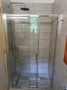 Koupelna v ubytování Hotel Erato