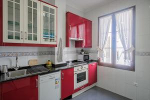 Kuchyň nebo kuchyňský kout v ubytování Apartment Gijón - Avda La Costa