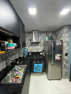 Η κουζίνα ή μικρή κουζίνα στο Terra do nunca