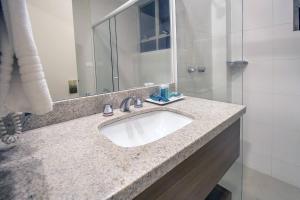 Koupelna v ubytování Hotel Deville Curitiba
