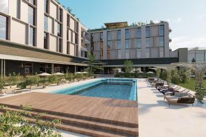 Bazén v ubytování Smart Hotel nebo v jeho okolí