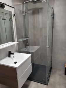 Ένα μπάνιο στο Apartament Tatarska Róża +10 φωτογραφίες