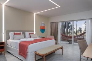 Postel nebo postele na pokoji v ubytování Japaratinga Lounge Resort - All Inclusive